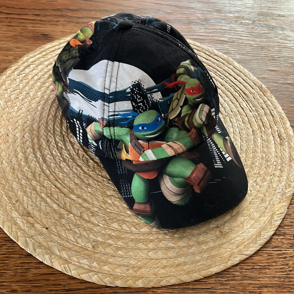 Nickelodeon Kids Fun Mutant Ninja Turtles Cartoon Baseball Cap Hat Size Youth OS
